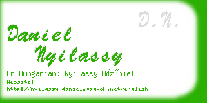 daniel nyilassy business card